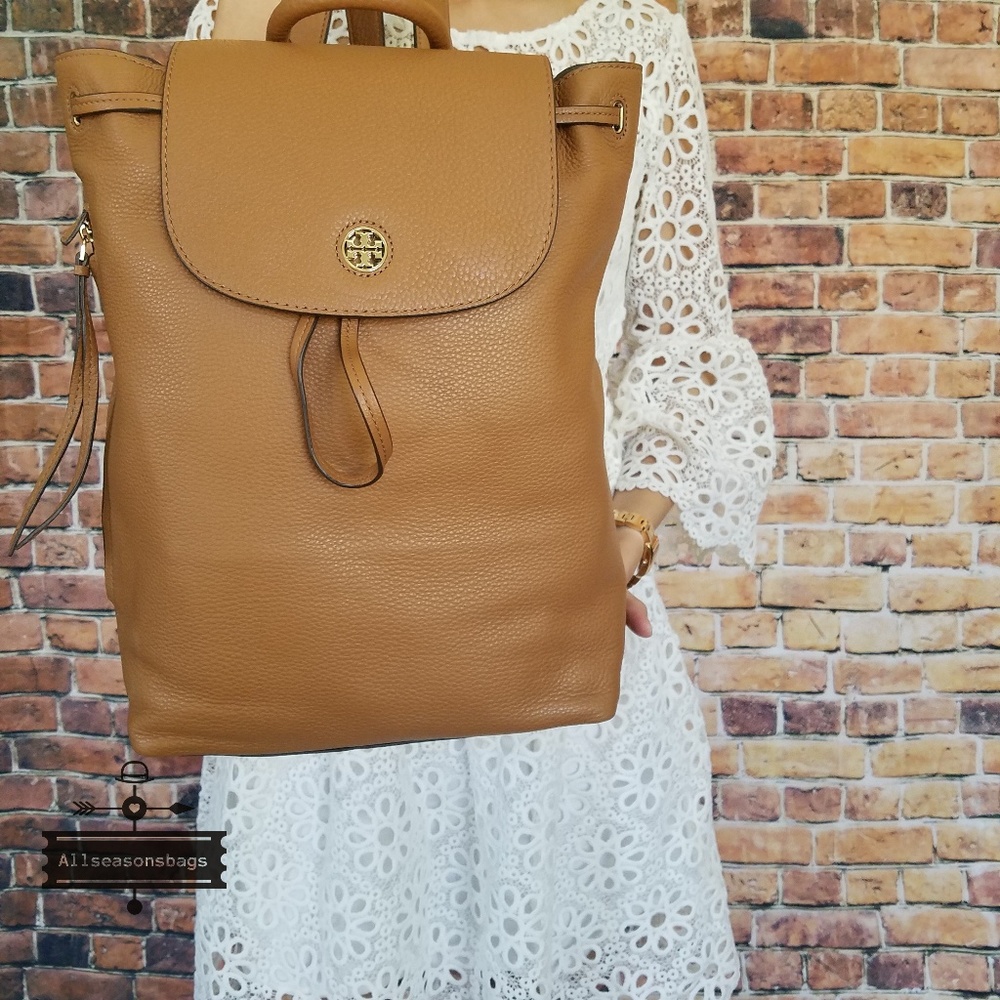 Tory burch brody backpack bark bag brown NWT - Picture 3 of 8
